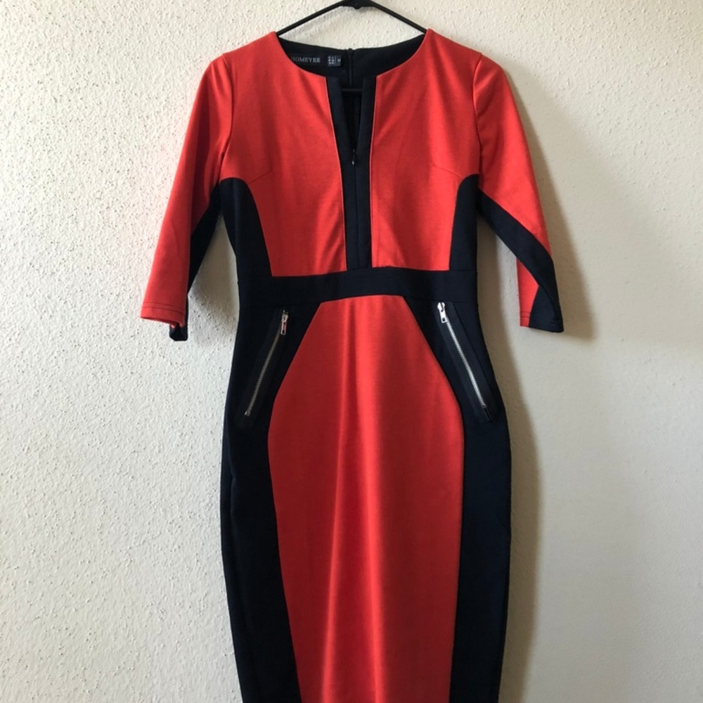 Women's HOMEYEE Red Dress